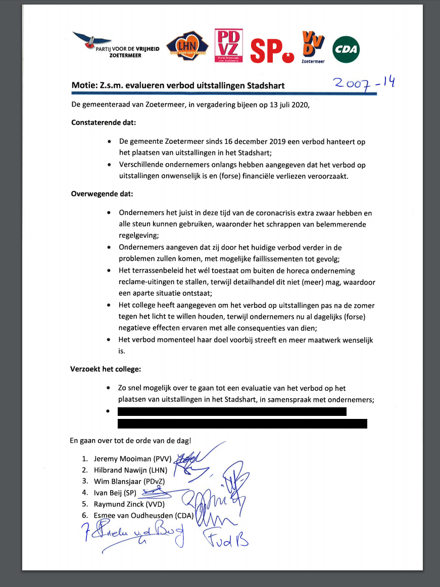 PVV_Motie_Evalueren_Verbod_Uitstallingen_Stadshart.png